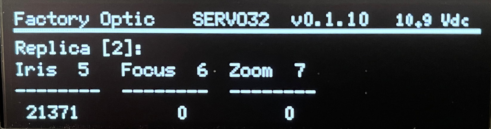 SERVO32 Display page 5+ Connected alt title