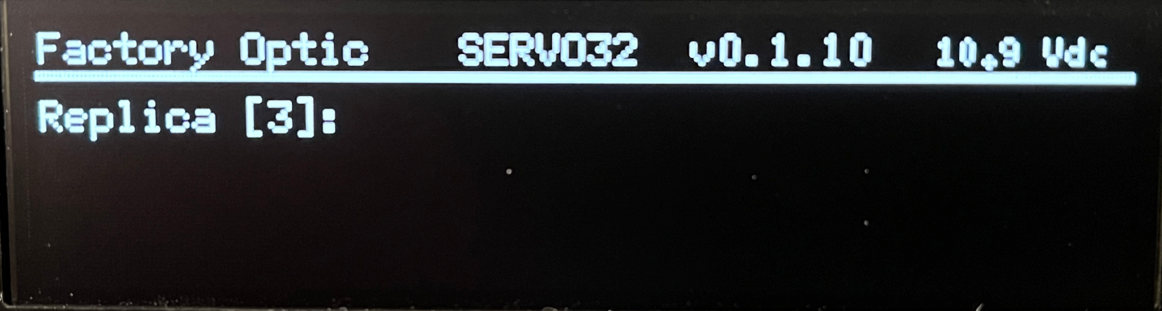 SERVO32 Display page 5+ Unconnected alt title